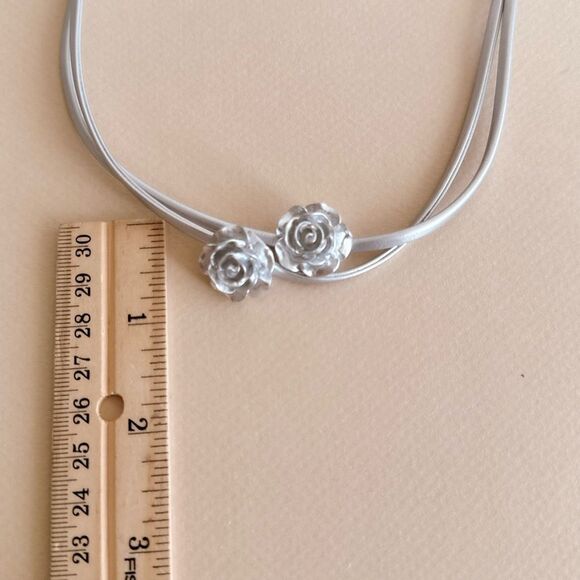 Flower necklace S829 - Picture 5 of 5